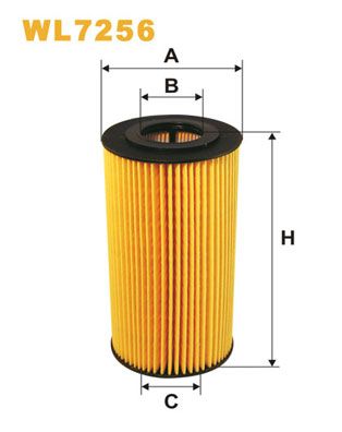 WIX FILTERS Eļļas filtrs WL7256